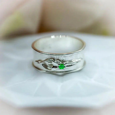 Sterling Silver Unisex Soulmate Ring Symbol of Love Jewelry  Ring