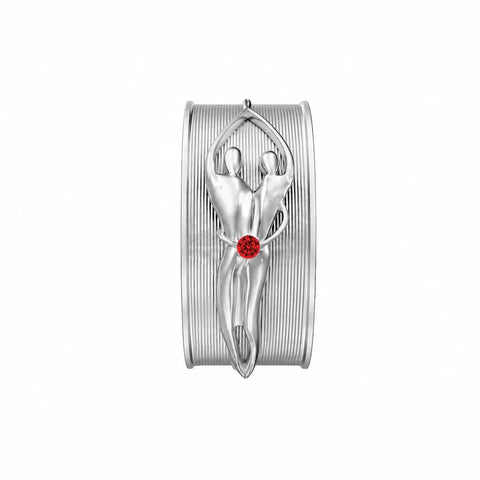 Sterling Silver Unisex Soulmate Ring Symbol of Love Jewelry  Ring