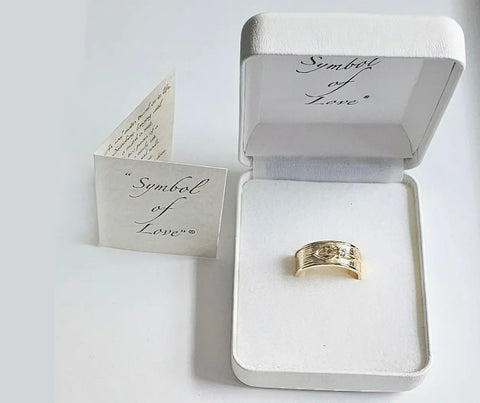 Sterling Silver Unisex Soulmate Ring Symbol of Love Jewelry  Ring