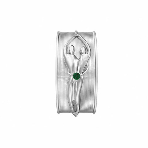 Sterling Silver Unisex Soulmate Ring Symbol of Love Jewelry  Ring
