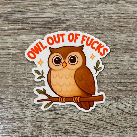 Sticker: Owl Out American Lictor  Vinyl Stickers