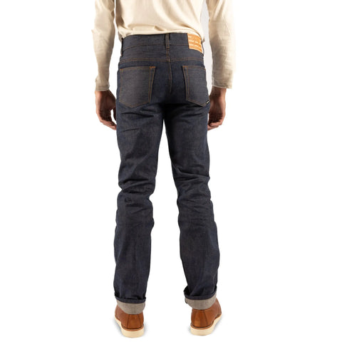 Straight Fit Raw Selvedge Jeans 12.5oz Denim – Proximity Manufacturing | Made in USA Seven Titans  Jeans