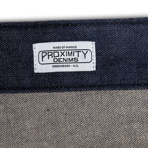 Straight Fit Raw Selvedge Jeans 12.5oz Denim – Proximity Manufacturing | Made in USA Seven Titans  Jeans