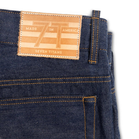 Straight Fit Raw Selvedge Jeans 12.5oz Denim – Proximity Manufacturing | Made in USA Seven Titans  Jeans