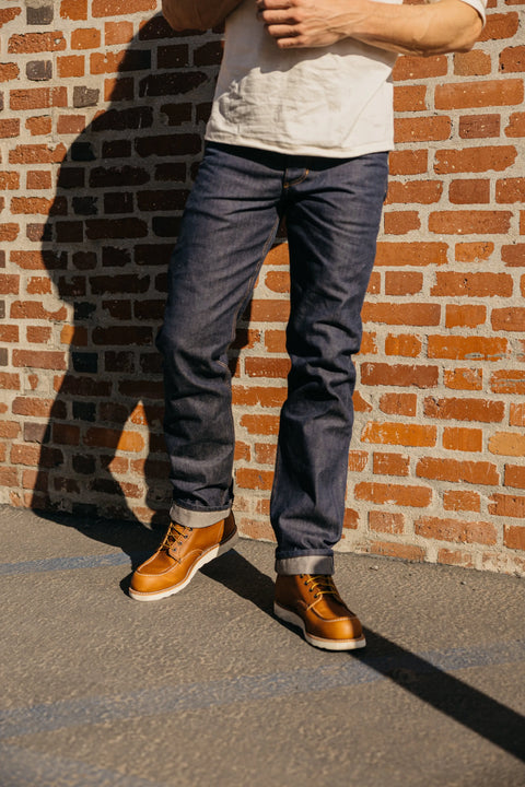 Straight Fit Raw Selvedge Jeans 12.5oz Denim – Proximity Manufacturing | Made in USA Seven Titans  Jeans