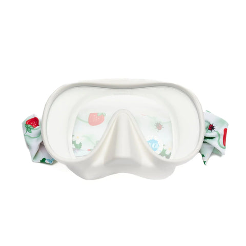 Strawberry Fields Adult Swim Goggles – Anti-Fog Silicone Frame With Clear Tempered Lenses | Assembled in USA Splash Place  Adult Swim Mask