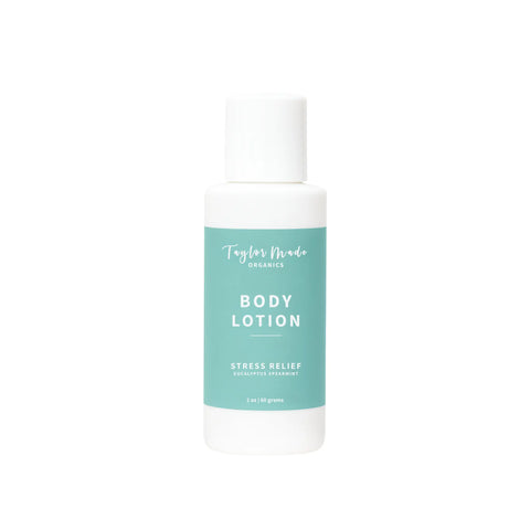 Stress Relief Organic Lotion | Lightweight + Non-Greasy Taylor Made Organics  therapeutic lotion