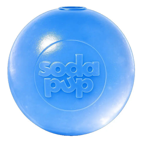 Strobe Ball Medium 2.8 Inch – Durable Floating Dog Toy | Made in USA SodaPup  Rubber Dog Toys