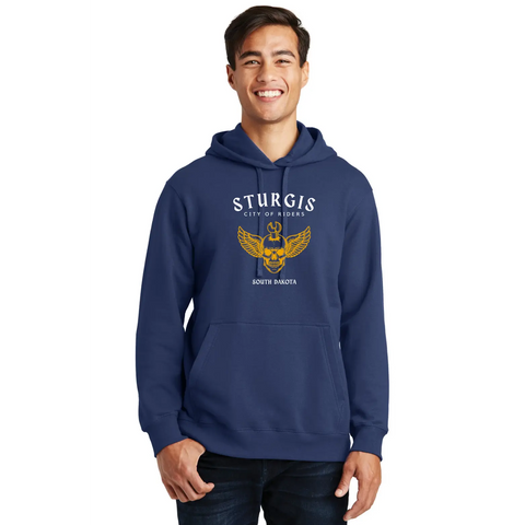 Sturgis Rally Organic Cotton Hoodie – Unisex Pullover Sweatshirt | Made in USA Suede Kloth 
