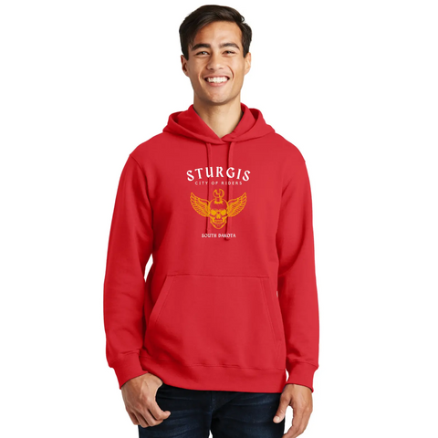 Sturgis Rally Organic Cotton Hoodie – Unisex Pullover Sweatshirt | Made in USA Suede Kloth 