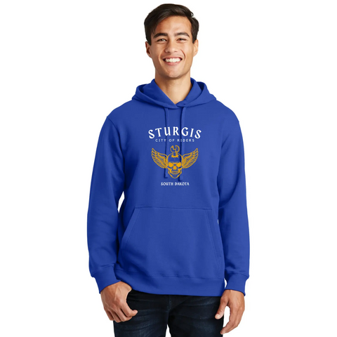 Sturgis Rally Organic Cotton Hoodie – Unisex Pullover Sweatshirt | Made in USA Suede Kloth 