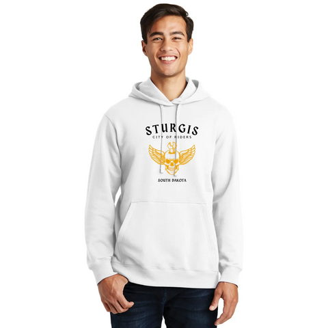 Sturgis Rally Organic Cotton Hoodie – Unisex Pullover Sweatshirt | Made in USA Suede Kloth 