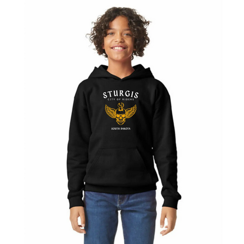 Sturgis Rally Organic Cotton Hoodie – Unisex Pullover Sweatshirt | Made in USA Suede Kloth 