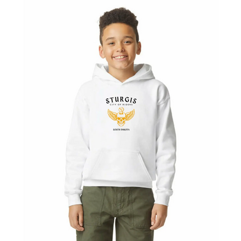 Sturgis Rally Organic Cotton Hoodie – Unisex Pullover Sweatshirt | Made in USA Suede Kloth 