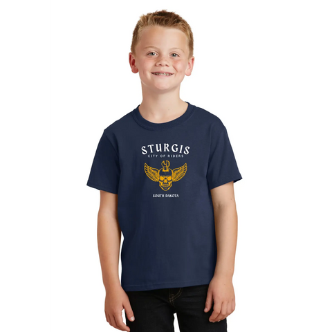Sturgis Rally Organic Cotton Unisex T-Shirt – Durable Stretch Vinyl Print | Made in USA Suede Kloth 