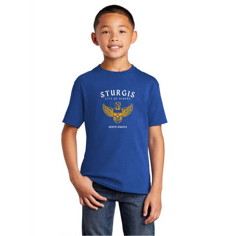 Sturgis Rally Organic Cotton Unisex T-Shirt – Durable Stretch Vinyl Print | Made in USA Suede Kloth 
