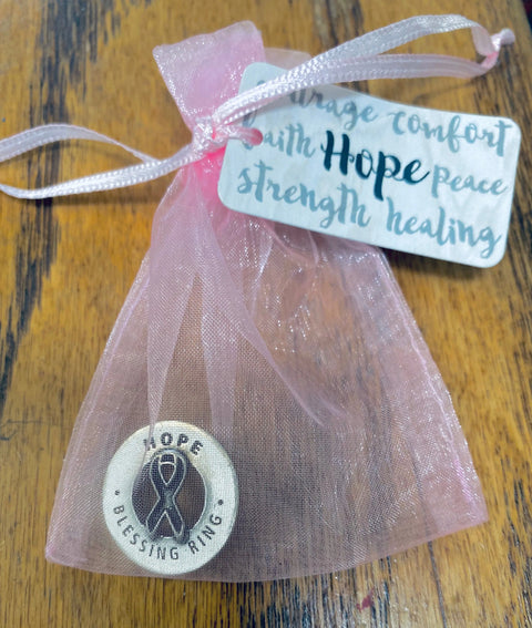 Success Blessing Ring Charm Key Design Token – Inspirational Pocket & Necklace Accessory | Made in USA Whitney Howard Designs  Blessing Ring