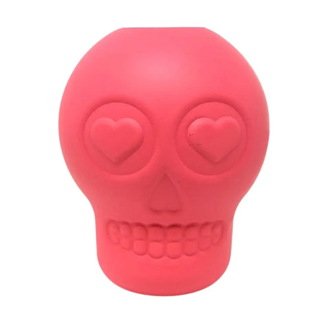 Sugar Skull Dog Chew Toy – Durable Treat Dispenser – Made in USA SodaPup  Rubber Dog Toys