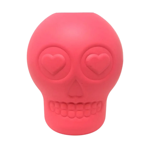 Sugar Skull Dog Chew Toy – Durable Treat Dispenser – Made in USA SodaPup  Rubber Dog Toys