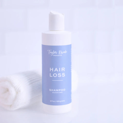 Sulfate-Free Hair Loss Shampoo 8oz – Botanical Growth Formula with Horsetail and Silk Protein | Made in USA Taylor Made Organics  hair care