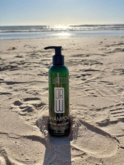 Sulfate-Free Shampoo 8 Oz – Gentle Low-Salt Formula for Healthy Hair | Made in USA by Dr. Watson's Dr. Watson's Hair & Body Care  Shampoo