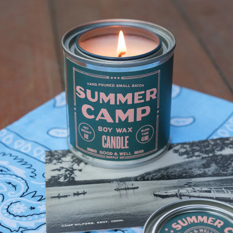 Summer Camp Happy Place Candle Good & Well Supply Co.  Candles