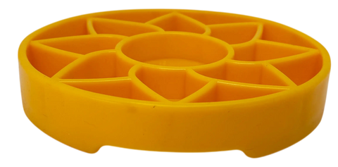 Sunflower Pattern Slow Feeder Dog Bowl – Soft Flexible Lick Mat 8 Inch | BPA-Free TPE | Made in USA SodaPup  ETRAY