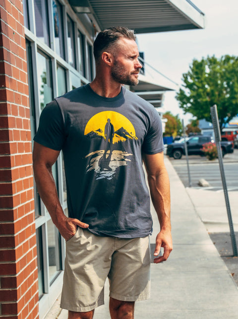 Sunrise Hiker Shirt – Comfortable Outdoor Top | Made in USA Fireside Pine  Men's Shirt