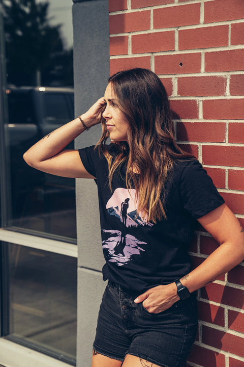 Sunrise Hiker Shirt – Organic Cotton Relaxed Fit | Made in USA Fireside Pine  Women's Shirt