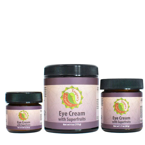 Superfruit Eye Cream for Hydration and Anti-Aging – 4 Oz – Taspen’s Organics | Made in USA Taspen's Organics  Facial Care