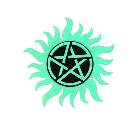 Supernatural Glow in Dark Fridge Magnet 5 Inch – Made in USA Chatelet Manufacturing 