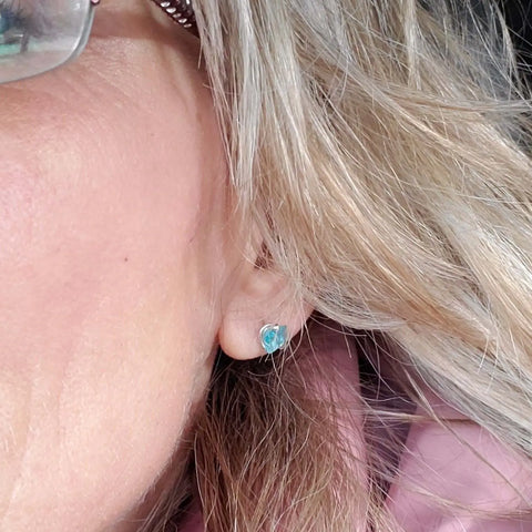 Swarovski Crystal Butterfly Sterling Silver Stud Earrings – Montana Made Alexa Martha Designs  Earrings