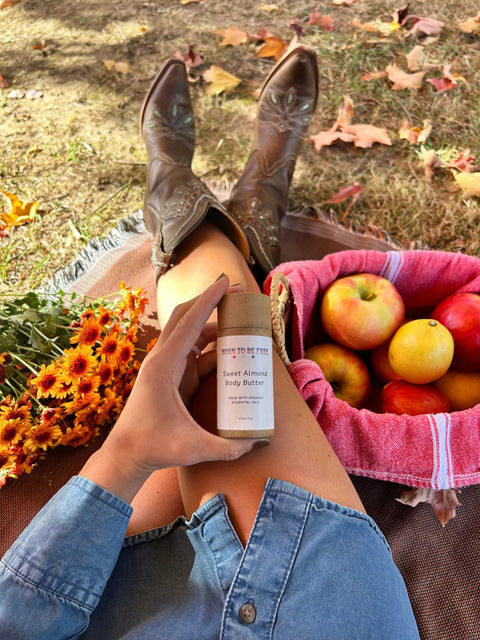 Sweet Almond Body Butter Stick Born to be Free  Moisturizer 23.50 Sweet Almond Body Butter Stick
