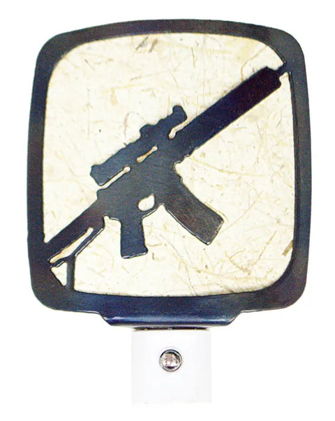 Tactical AR-15 Silhouette Night Light – Subtle Illumination Accent | Made in USA Knights Home Decor  item