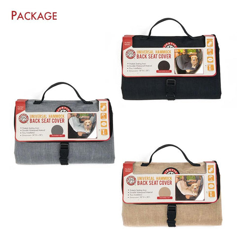 Personalized Waterproof Hammock Back Seat Cover – Durable Pet Protector | Made in USA Majestic Pet 