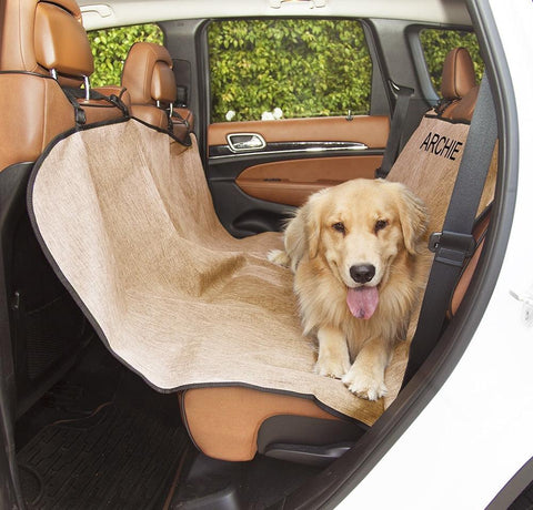 Personalized Waterproof Hammock Back Seat Cover – Durable Pet Protector | Made in USA Majestic Pet 