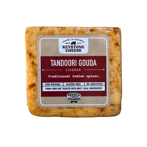 Tandoori Gouda Cheese – Smoked Spice Infused Artisan Block | Keystone Farms Made in USA Keystone Cheese  Cheese