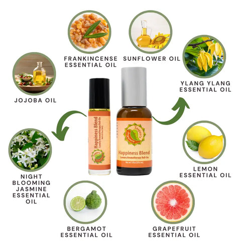 Taspen Happiness Blend Aromatherapy Roll-On – Organic Essential Oils | Made in USA Taspen's Organics  Aromatherapy (8)