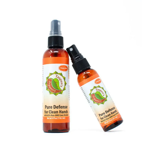 Taspen's Organics Hand Sanitizer Spray – 4 Fl Oz – Plant-Based Alcohol Formula | Made in USA Taspen's Organics  Bath and Body (10)
