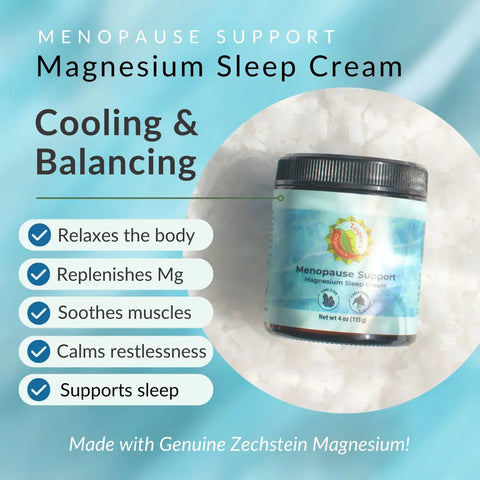Taspen's Organics Magnesium Menopause Sleep Cream 4 oz – Natural Relief | Made in USA Taspen's Organics  Soothing Salves, Creams & Oils (2)