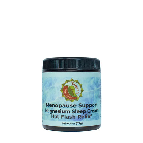 Taspen's Organics Magnesium Menopause Sleep Cream 4 oz – Natural Relief | Made in USA Taspen's Organics  Soothing Salves, Creams & Oils (2)