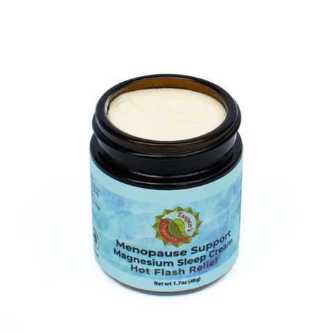 Taspen's Organics Magnesium Menopause Sleep Cream 4 oz – Natural Relief | Made in USA Taspen's Organics  Soothing Salves, Creams & Oils (2)