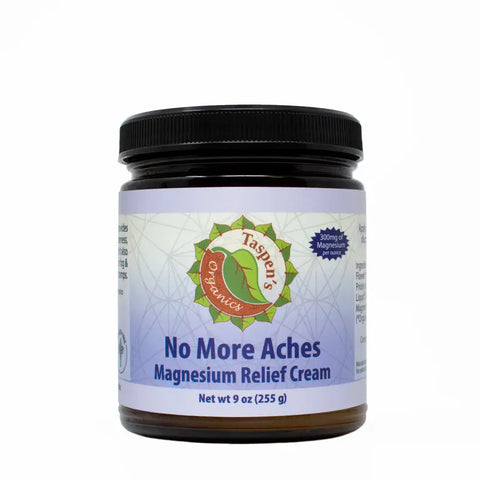 Taspen’s Organics Magnesium Relief Cream – 4 oz Soothing Muscle Cream | Made in USA Taspen's Organics 