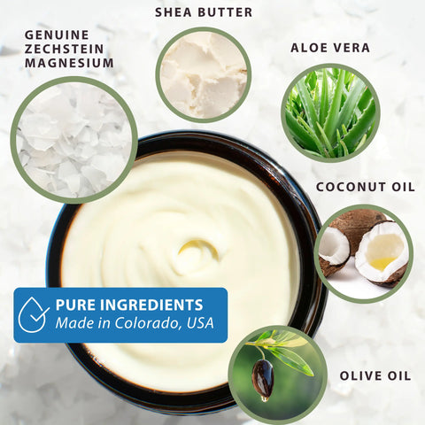 Taspen's Organics Magnesium Sleep Cream – 4 oz Unscented | Made in USA Taspen's Organics  Soothing Salves, Creams & Oils (2)