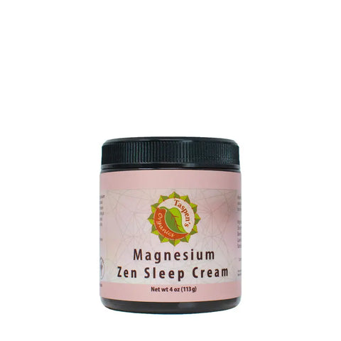 Taspen’s Organics Magnesium Zen Sleep Cream – Soothing Magnesium Lotion | Made in USA Taspen's Organics  Soothing Salves, Creams & Oils (2)