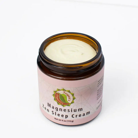Taspen’s Organics Magnesium Zen Sleep Cream – Soothing Magnesium Lotion | Made in USA Taspen's Organics  Soothing Salves, Creams & Oils (2)