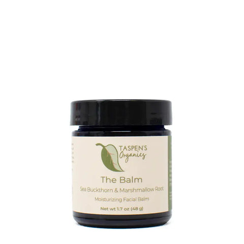 Taspen's Organics Moisturizing Facial Balm – Sea Buckthorn & Marshmallow Root 1.7 Oz | Made in USA Taspen's Organics  Facial Care