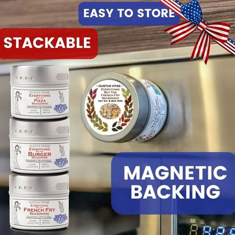 Taste of America- Classic USA Flavor Favorites | Gift Packaged Seasoning Collection | Set of 6 Gustus Vitae  Collections & Gift Sets