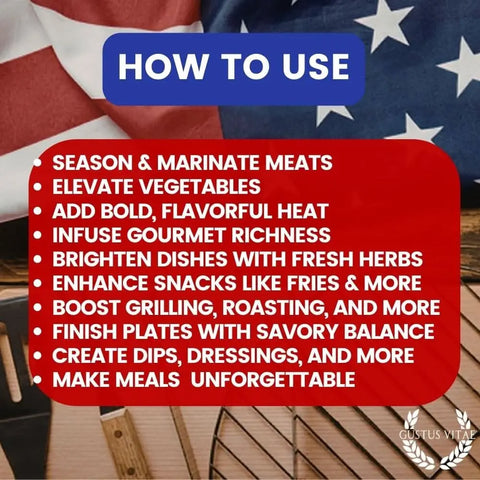 Taste of America- Classic USA Flavor Favorites | Gift Packaged Seasoning Collection | Set of 6 Gustus Vitae  Collections & Gift Sets