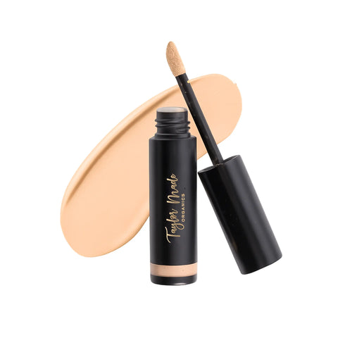 Taylor Made Organics 0.21oz Liquid Cream Concealer – 88% Organic Hydrating Formula | Made in USA Taylor Made Organics  concealer